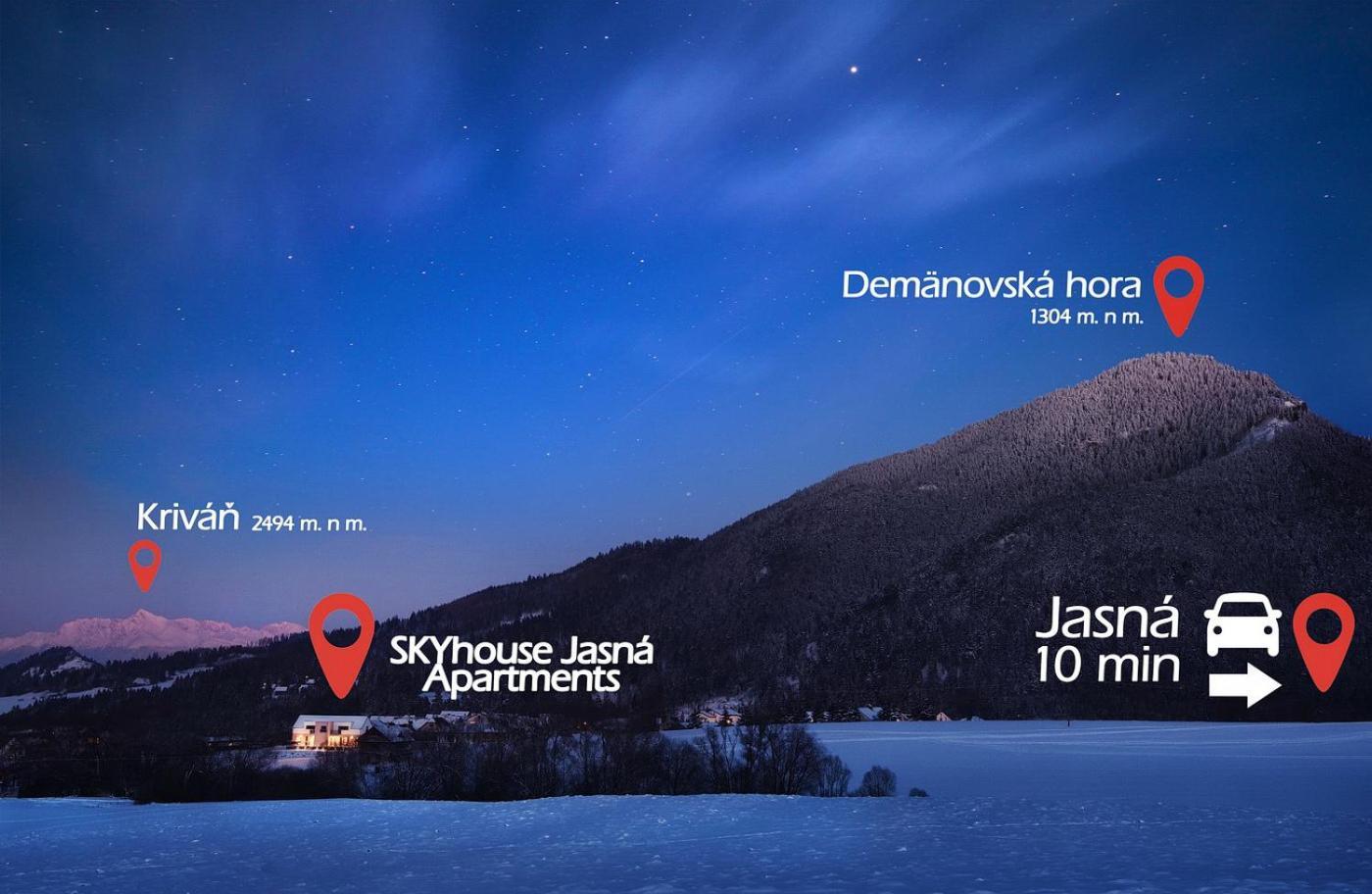 Sky-House Jasna Apartments Pavčina Lehota Екстериор снимка